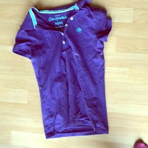 Aeropostale purple polo